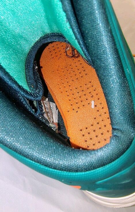 Nike LeBron 10 Atomic Teal White Orange Sneakers Urban Streetwear Mens Sz 8.5 main image 9